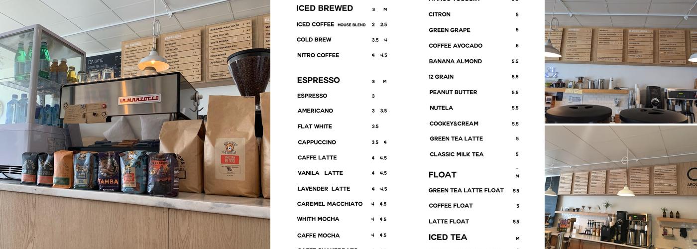 Around Cafe Menu