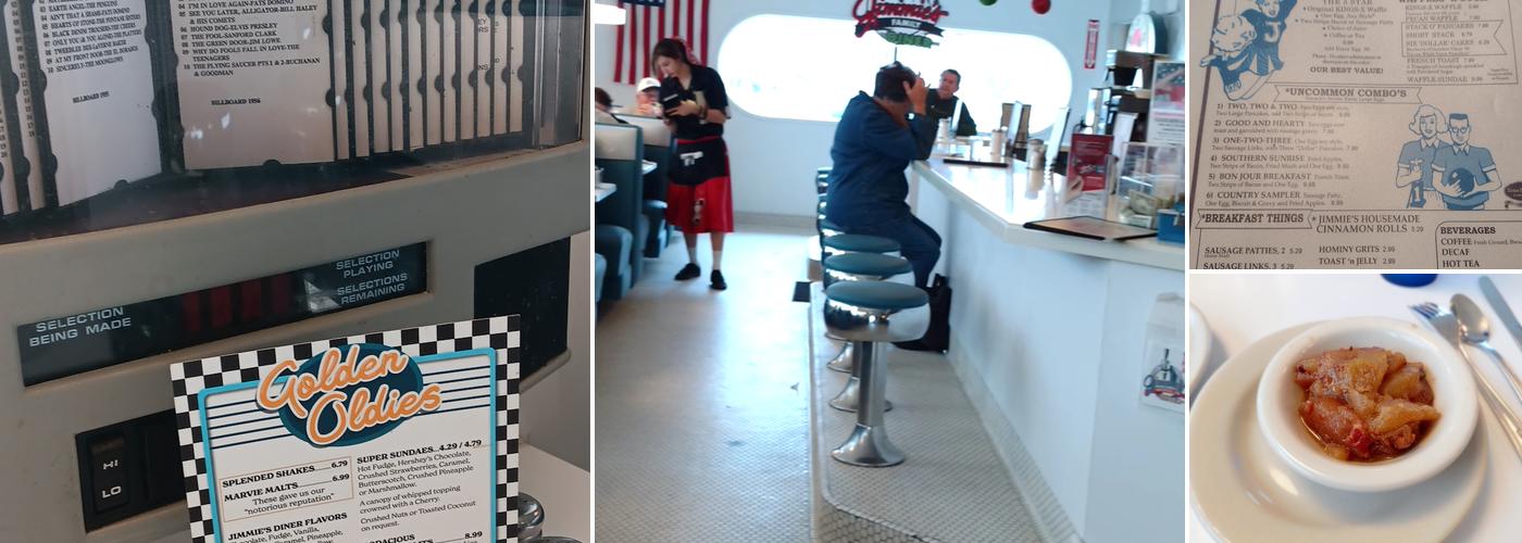 Jimmie's Diner Menu