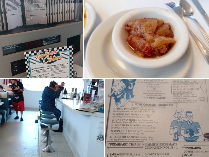 Jimmie's Diner Menu