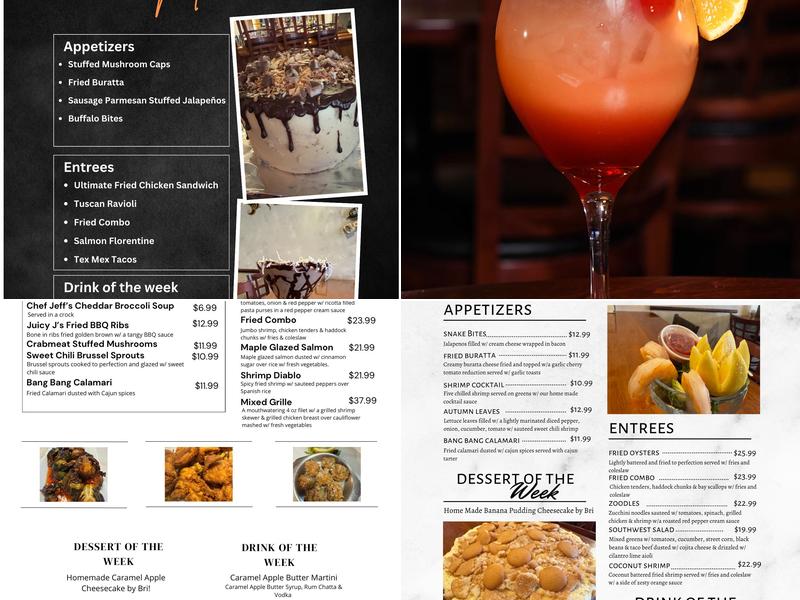 Harbour Restaurant Menu