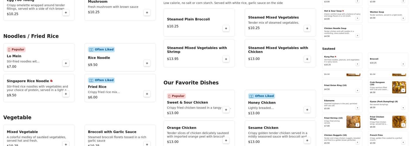 Panda Kitchen Menu