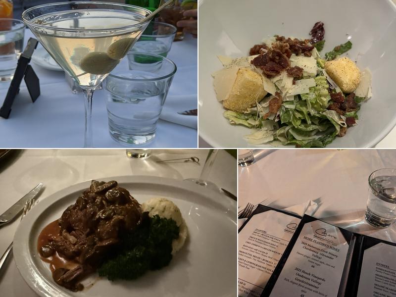 Copley's on Palm Canyon Menu