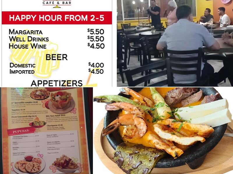 Guadalajara Cafe & Bar Menu