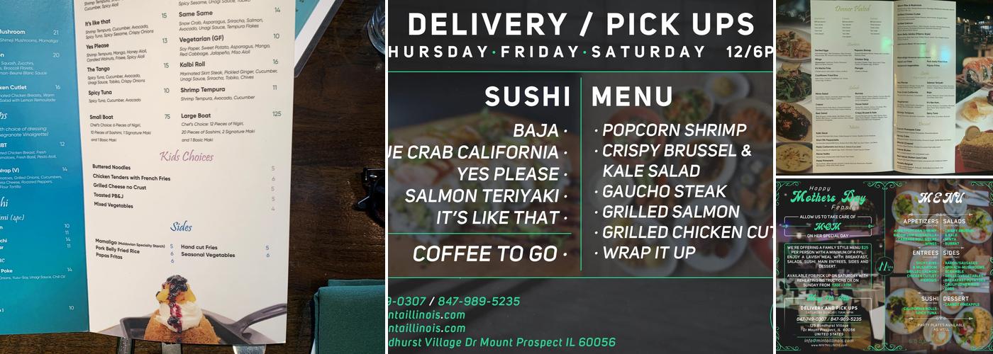 Minta Restaurant and Social Lounge Menu