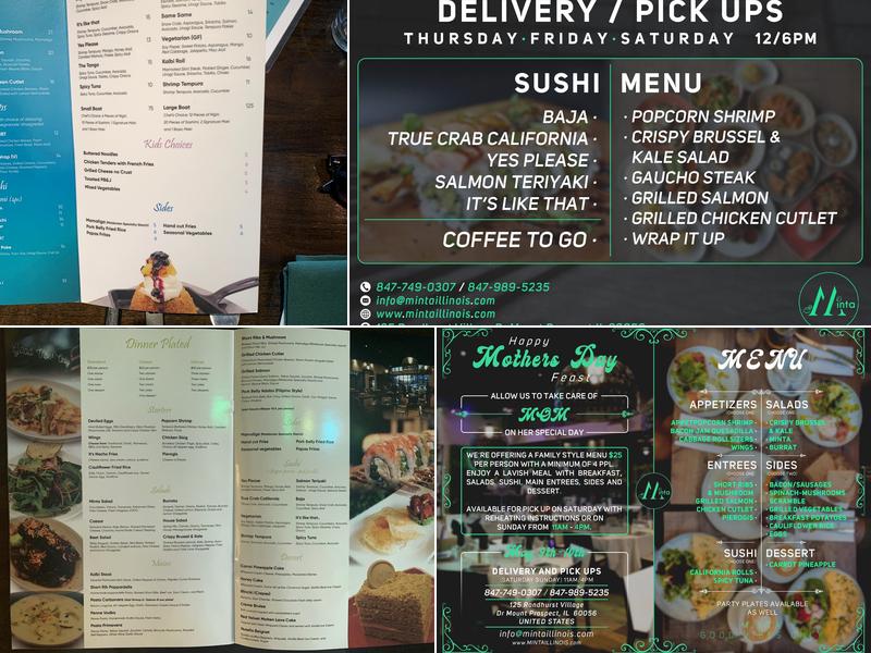 Minta Restaurant and Social Lounge Menu