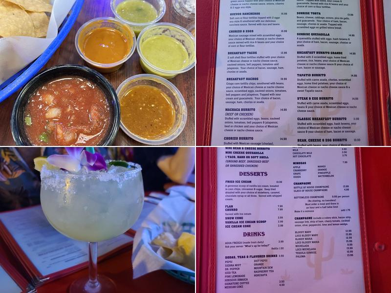 Loco Charlie's Mexican Grill Menu