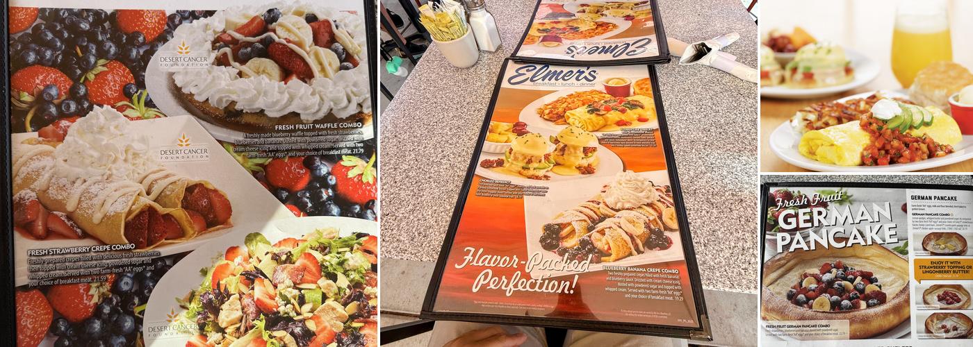 Elmer's Restaurant (Palm Springs, CA) Menu