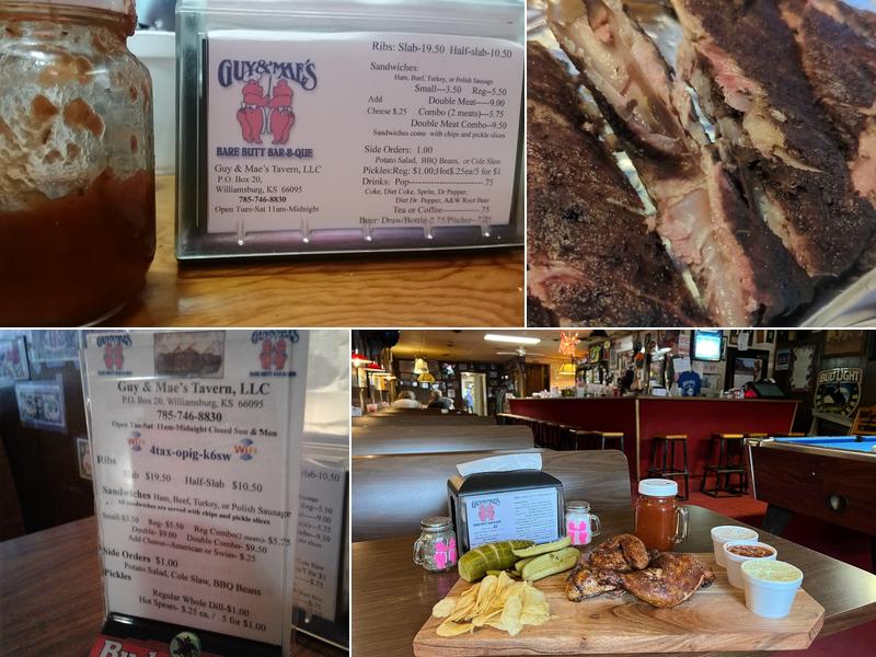 Guy & Mae's Tavern Menu