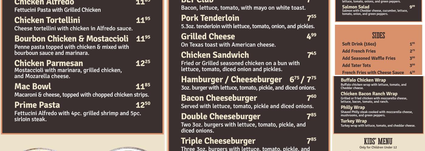 Texas Roadhouse Menu