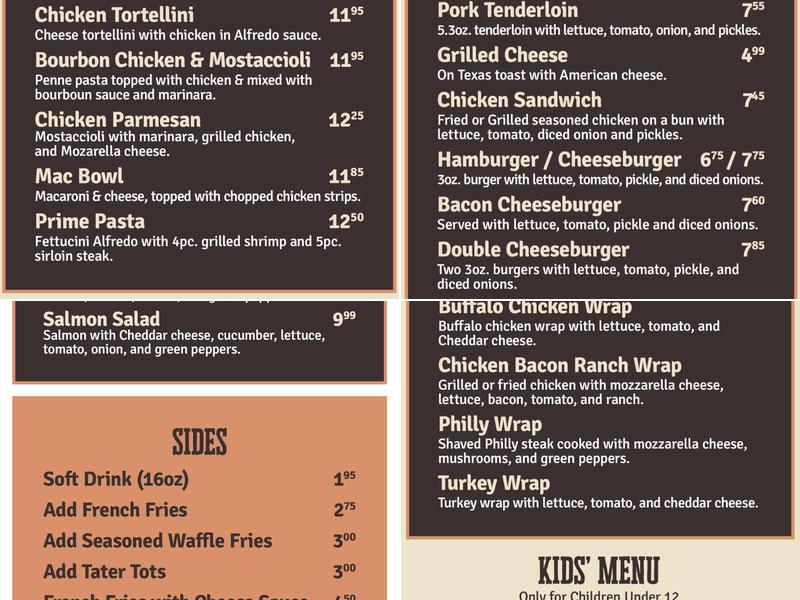 Texas Roadhouse Menu