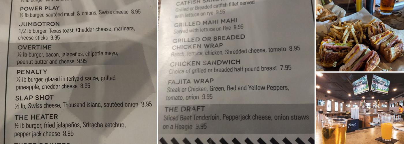 The Draft Sports Bar And Grill Menu