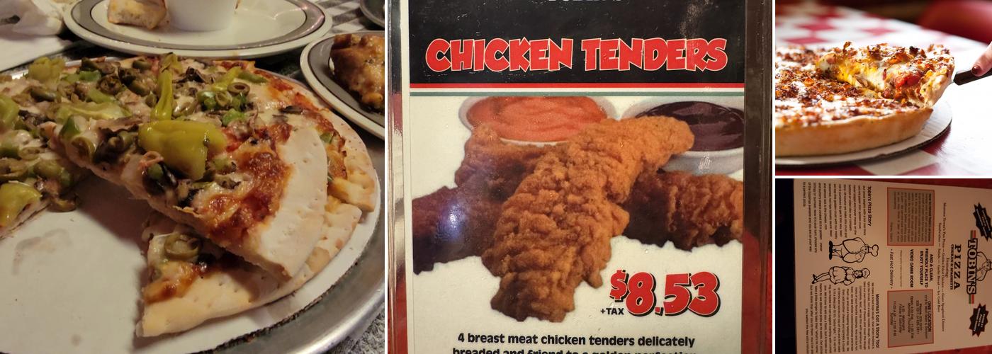 Tobin's Pizza Menu