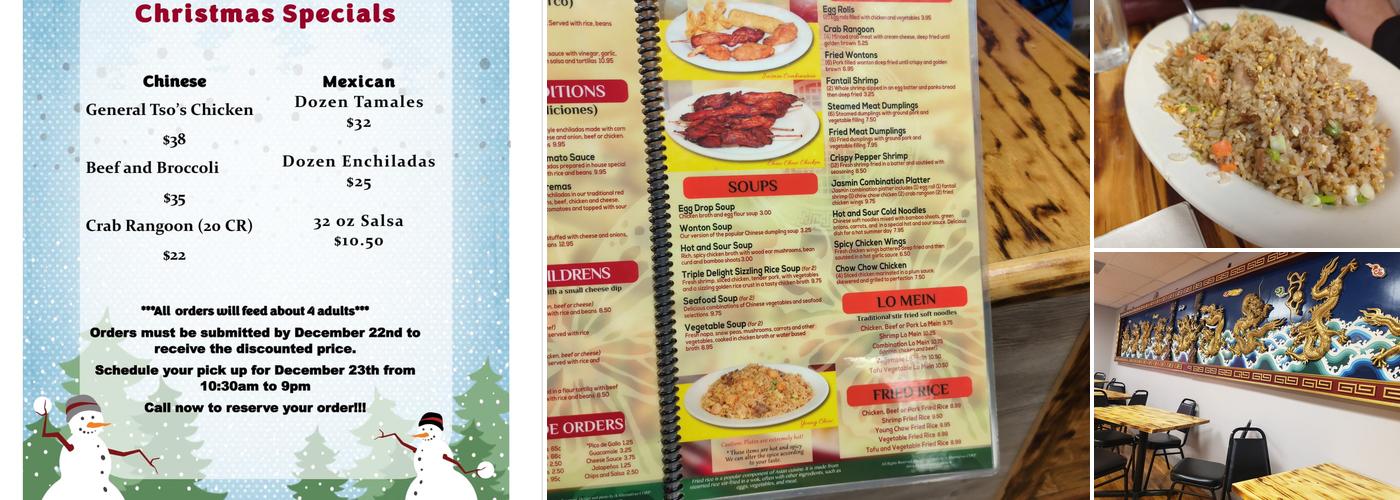 Jasmin Restaurant Menu