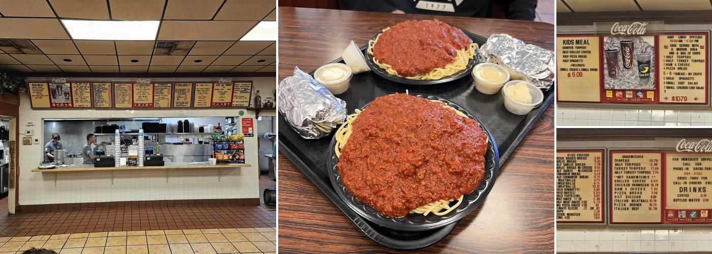 La Gondola Spaghetti & Pizza House Menu