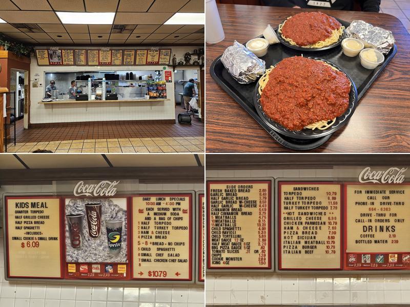 La Gondola Spaghetti & Pizza House Menu