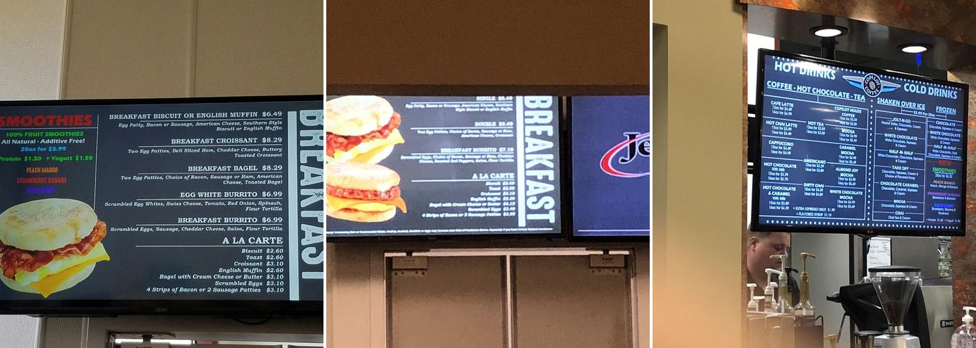 Jetstream Burger Bar Menu