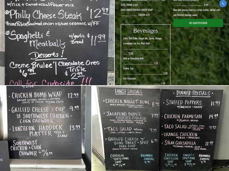 Strike Zone Restaurant & Pub Menu