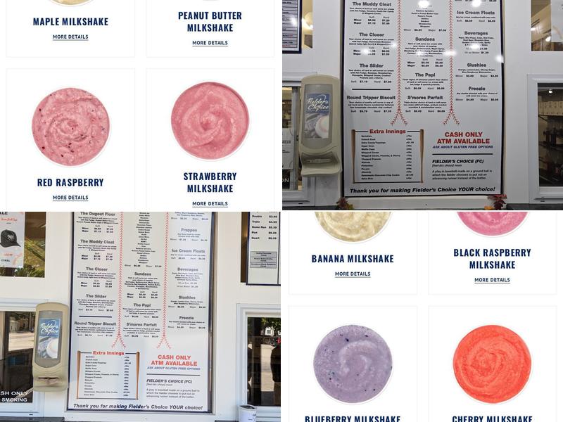 Fielder's Choice Menu