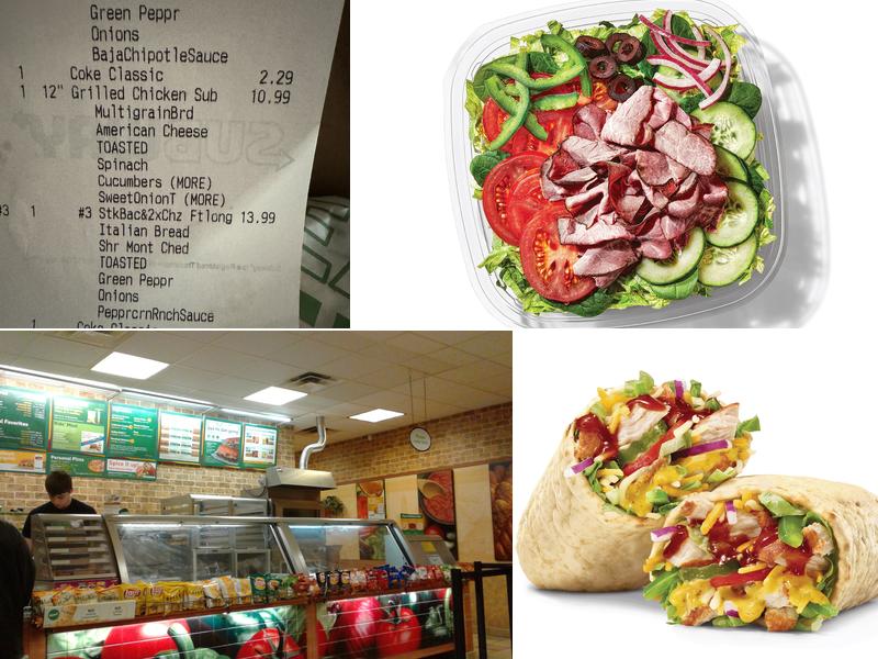 Subway Menu