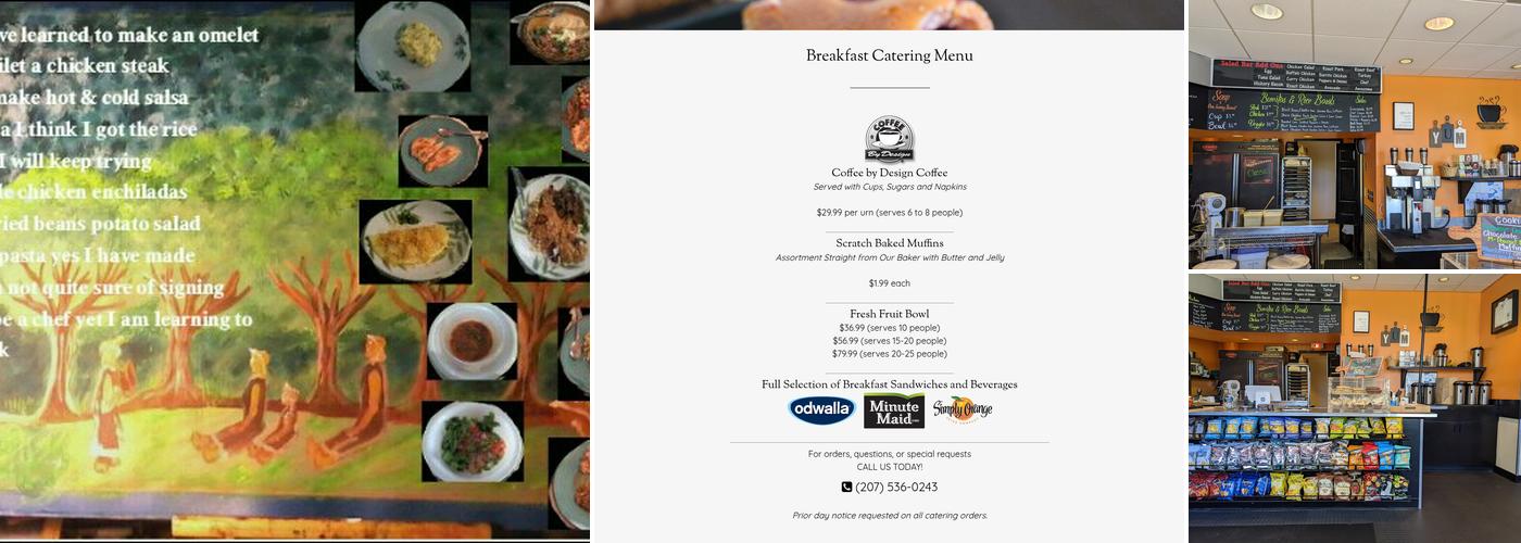 Cote’s Portland Café Menu