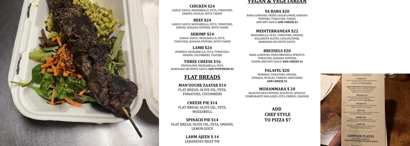 Olive Cafe Menu