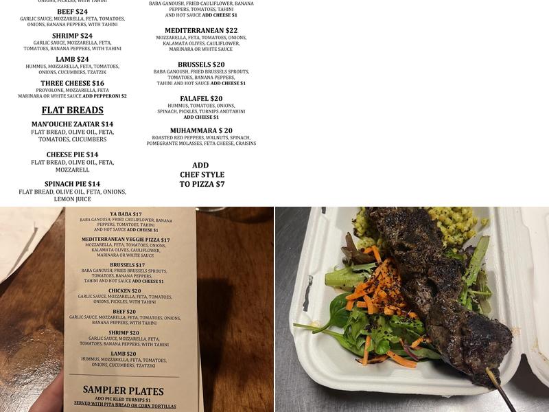 Olive Cafe Menu