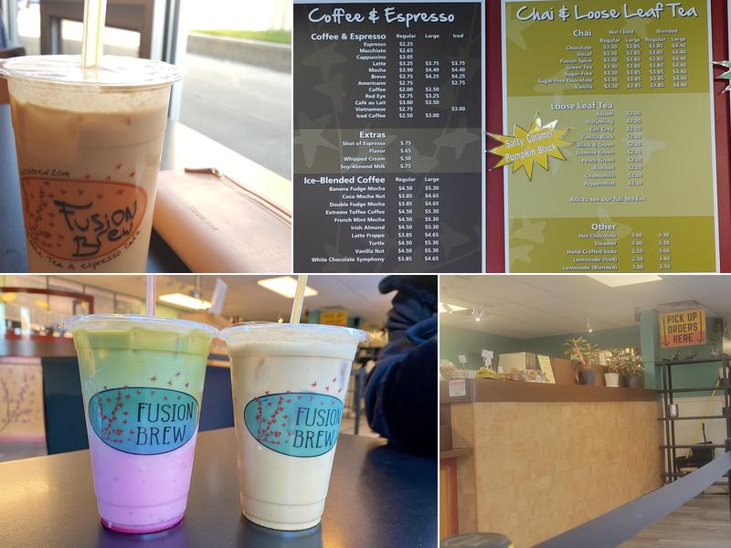 Fusion Brew Menu