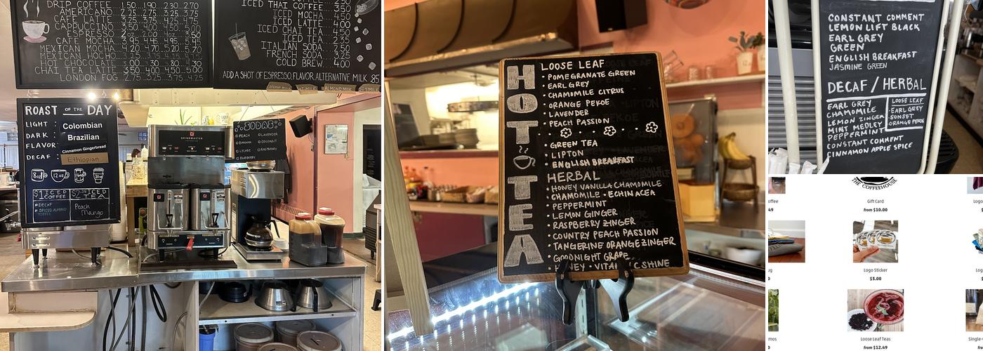 Coffeehouse in Uptown Normal Menu