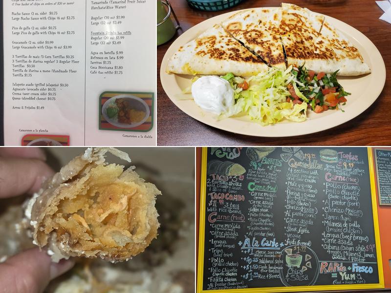 Veracruz Menu