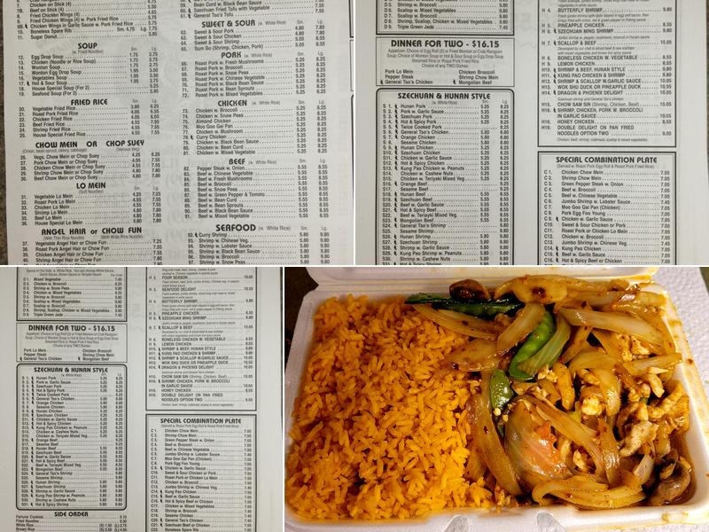 Great Wall Menu