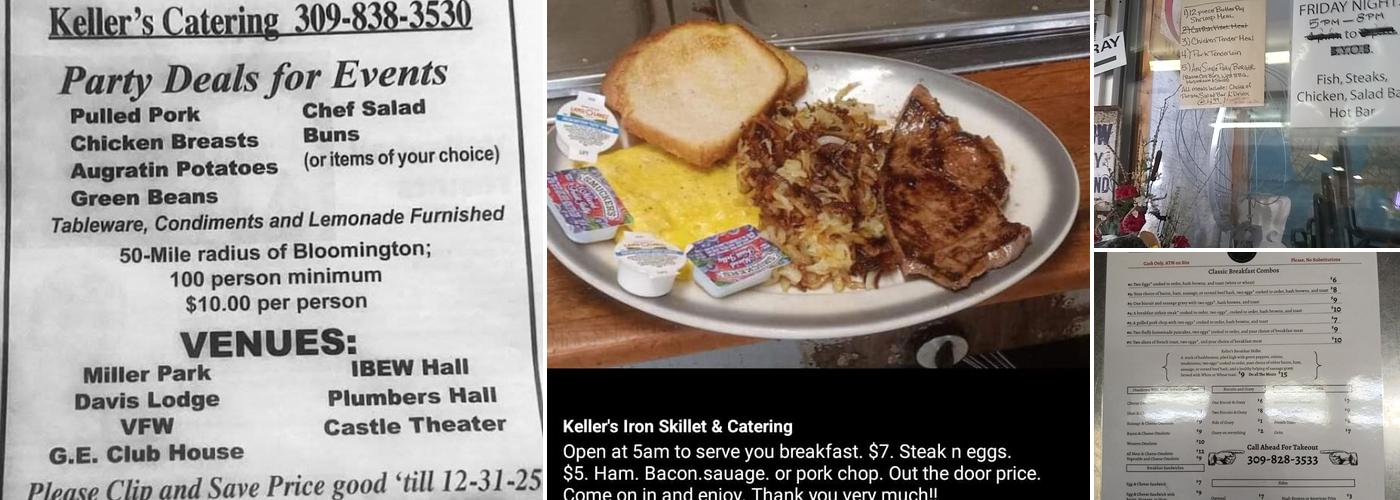Keller's Iron Skillet & Catering Menu