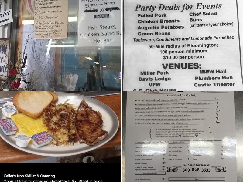 Keller's Iron Skillet & Catering Menu