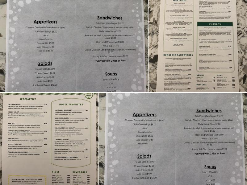 Traders Grill Menu
