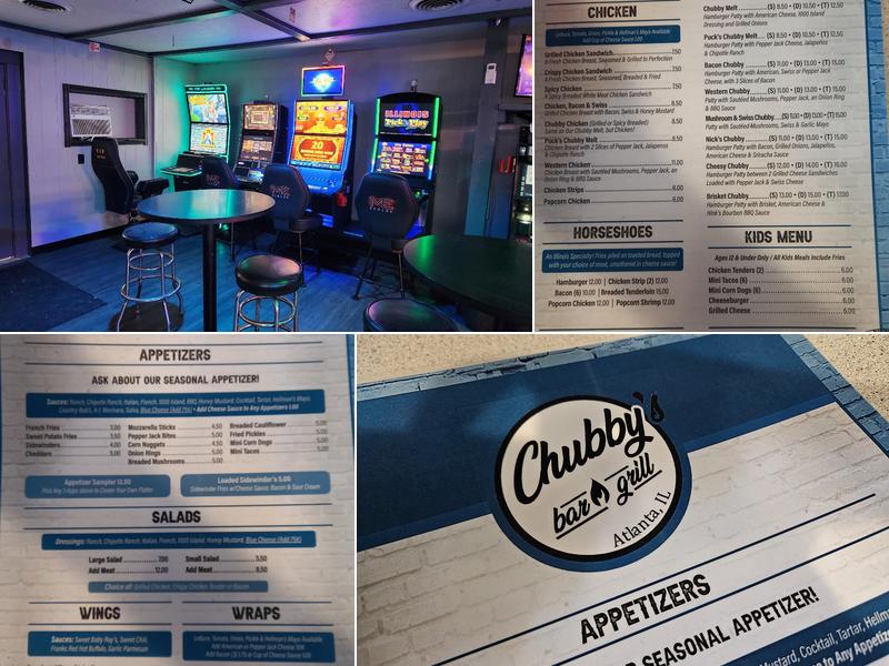 Chubby's Bar & Grill Menu