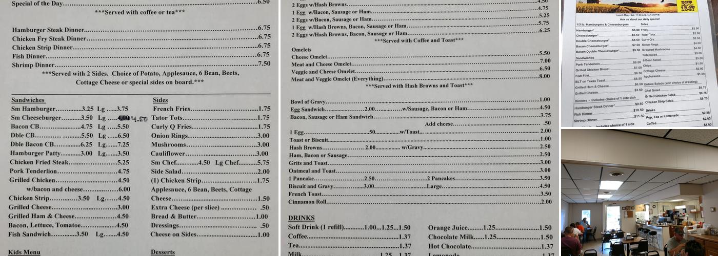St Paul Cafe Menu