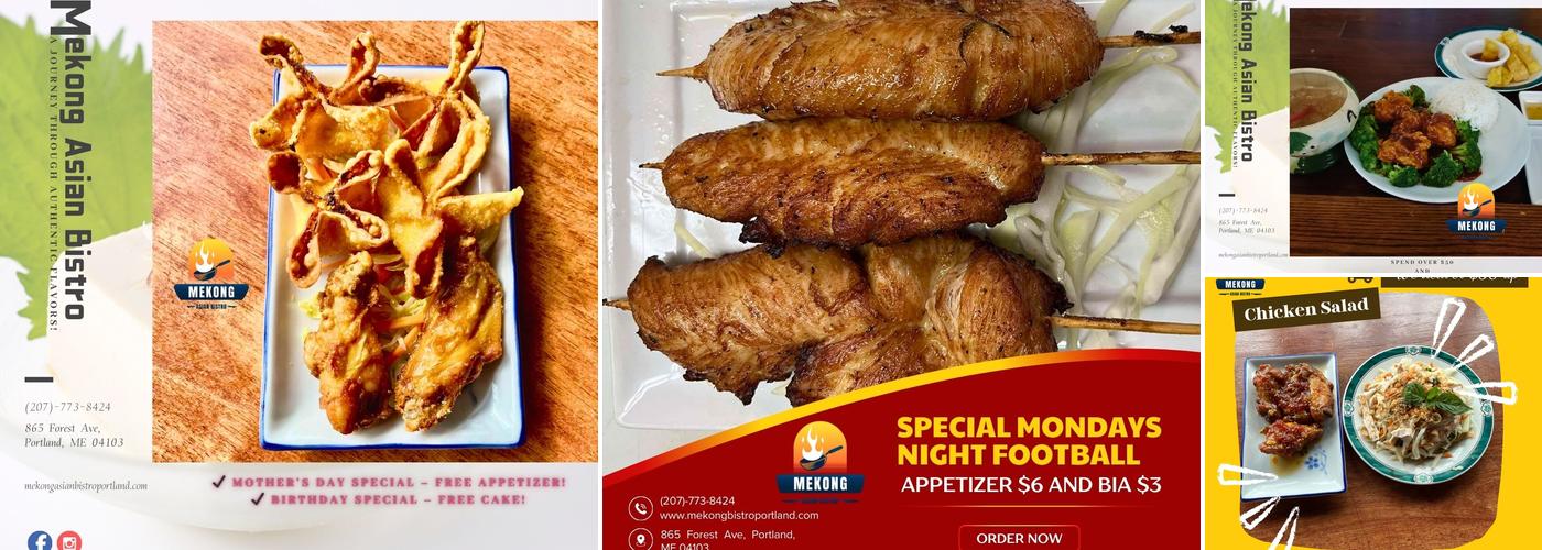 Mekong Asian Bistro Menu