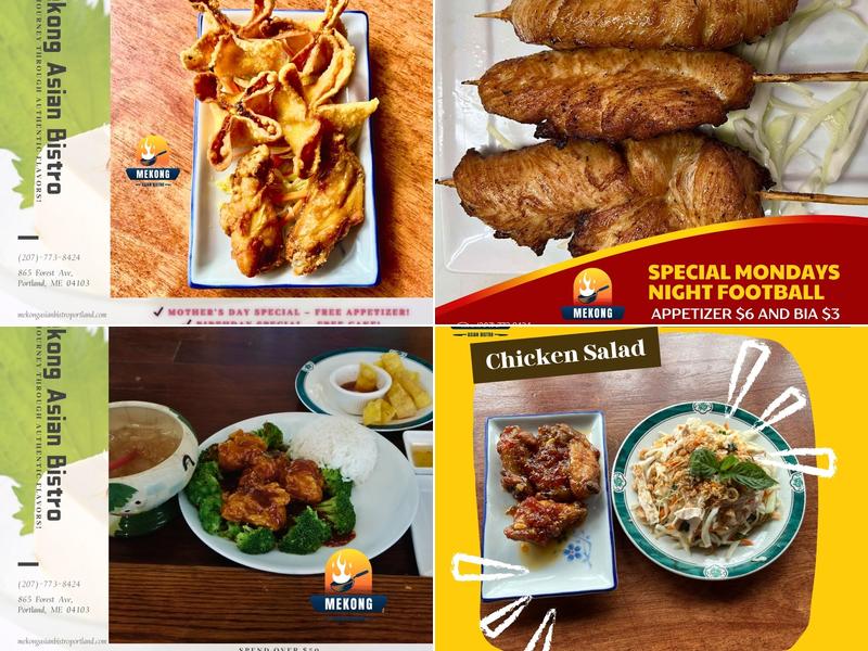 Mekong Asian Bistro Menu