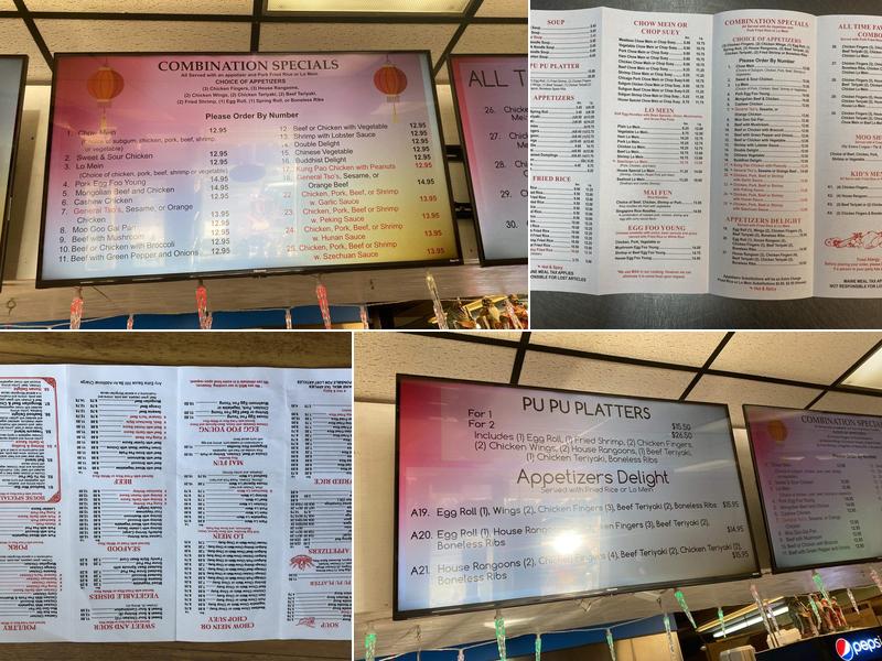 Fortune Cookie Menu
