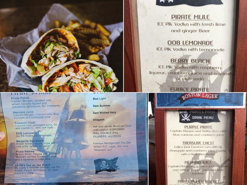Pirates Patio and Galley Menu