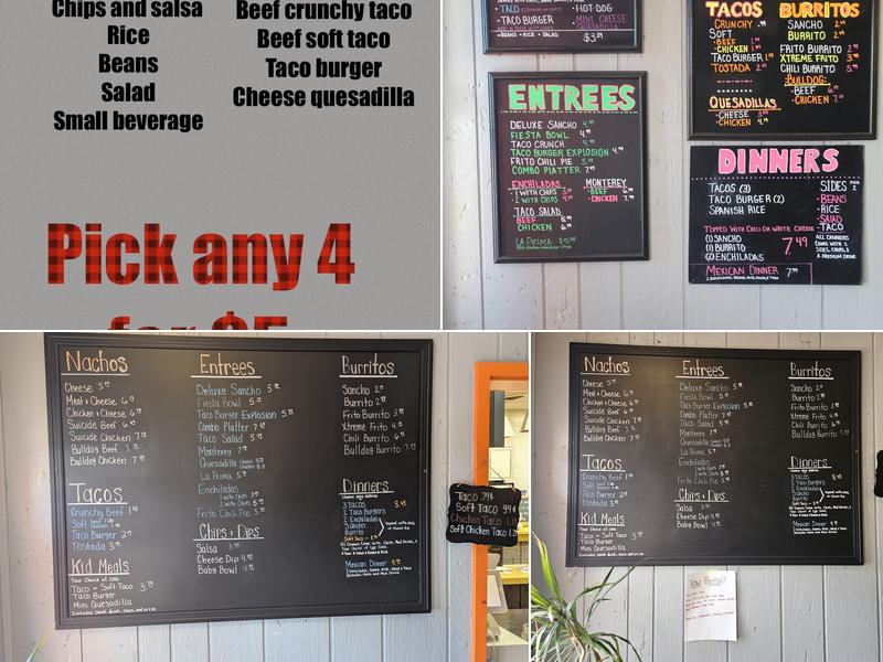 Taco Inn Menu