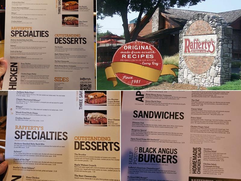 Rafferty's Restaurant & Bar Menu