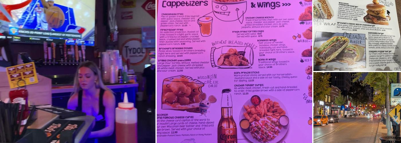 Brothers Bar & Grill Menu