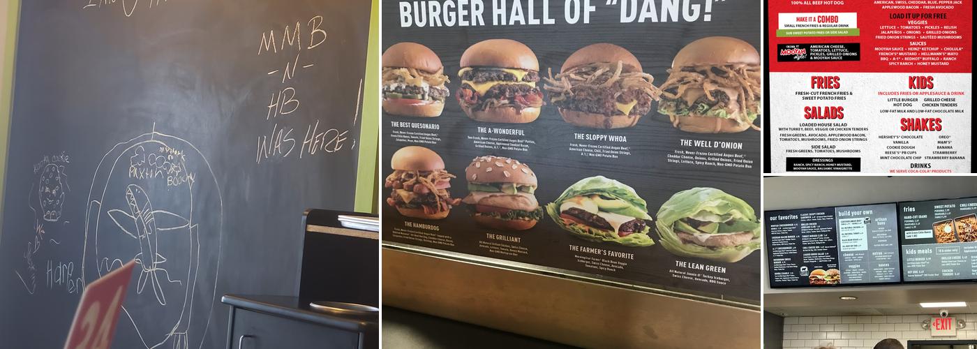 MOOYAH Burgers, Fries & Shakes Menu