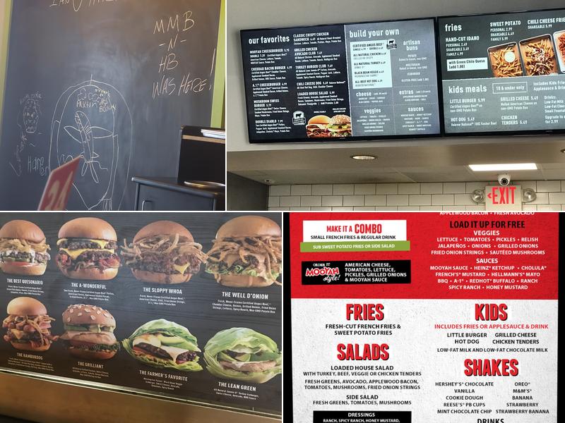 MOOYAH Burgers, Fries & Shakes Menu