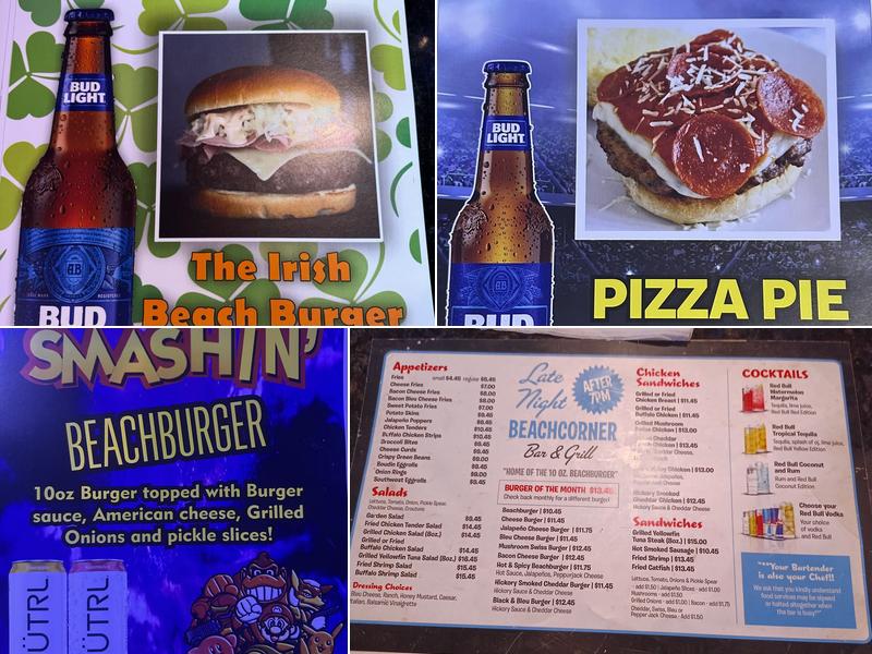 Beachcorner Bar & Grill Menu