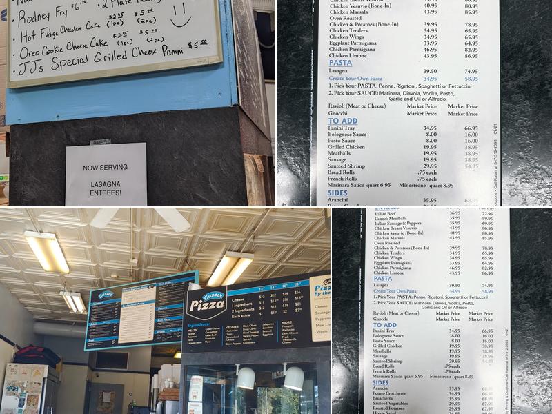 Cuzzo's Pasta, Pizza, Panini, & More Menu