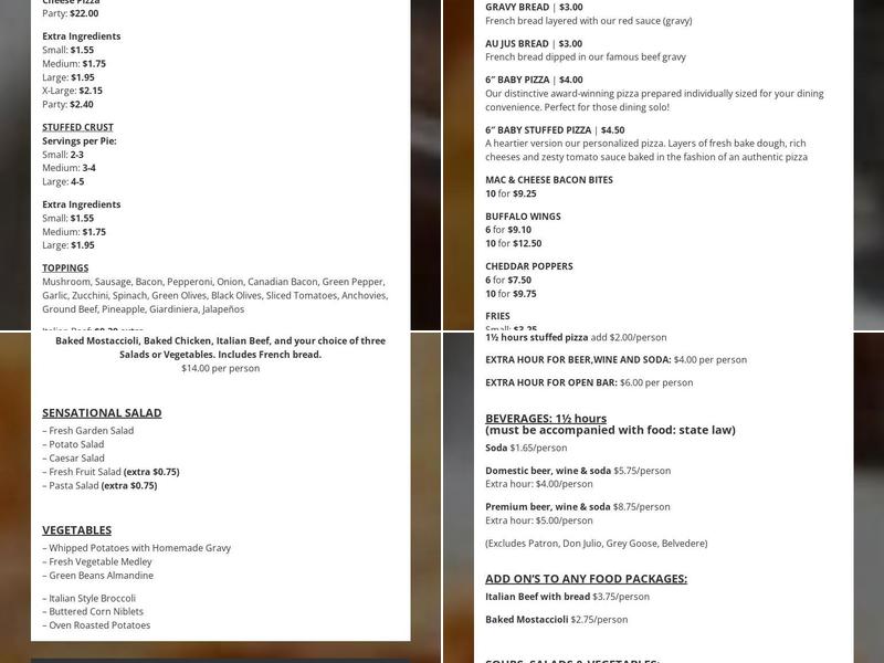 Michael Anthony’s Menu