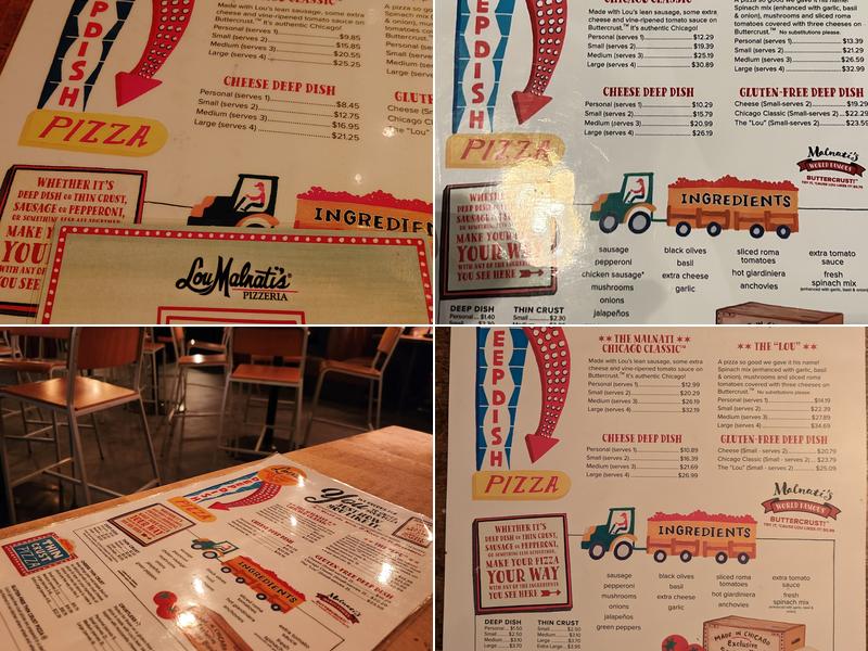 Oak Park - Lou Malnati's Pizzeria Menu