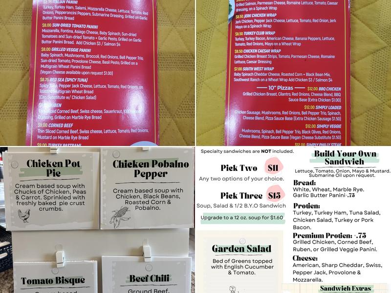 Simplys Soups Salads & Sandwiches Menu