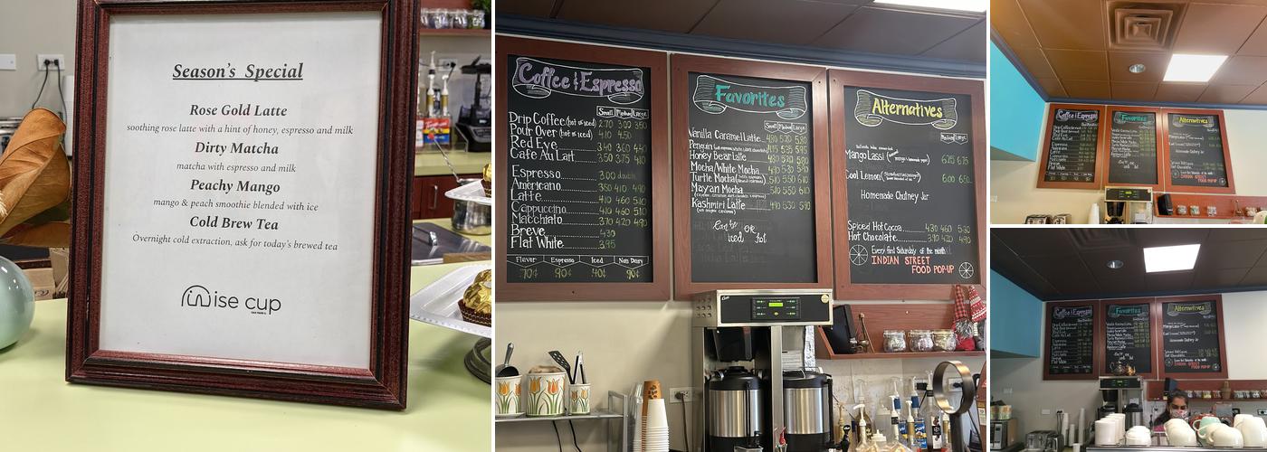Wise Cup Menu